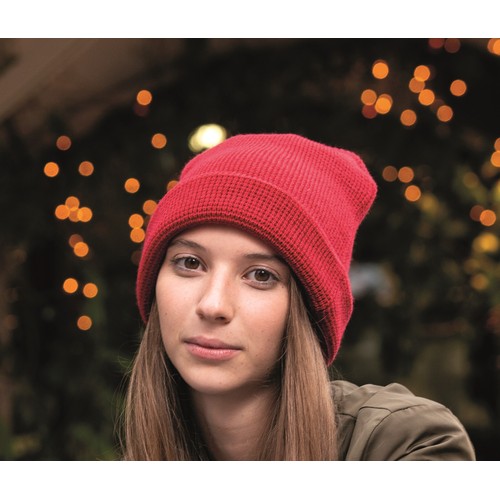 Bonnet maille gaufrée