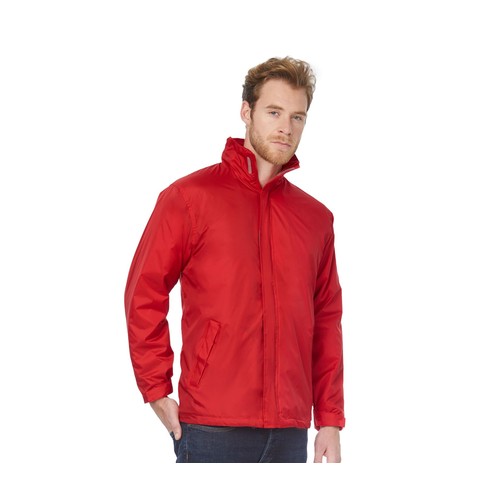 Veste coupe-vent doublée micropolaire