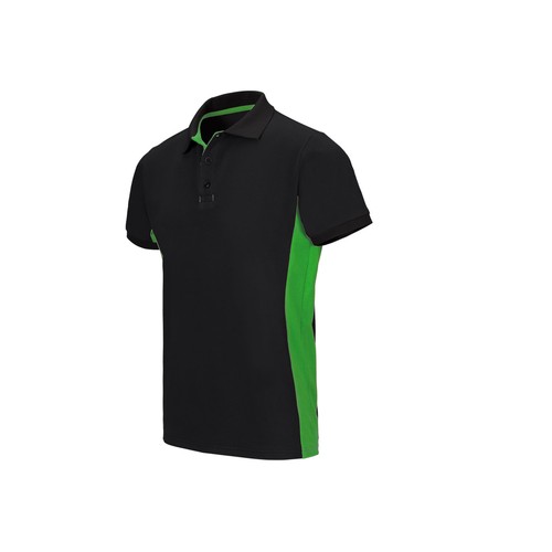 POLO BICOLORE MANCHES COURTES