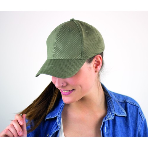 Casquette 6 pans respirante
