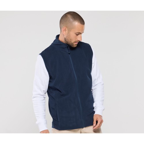Gilet micropolaire homme