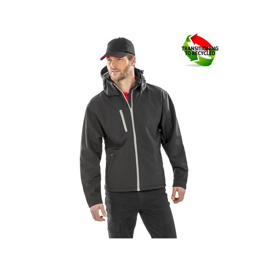 Veste Softshell homme à capuche