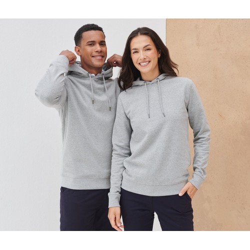 Sweat capuche en coton et polyester recyclés