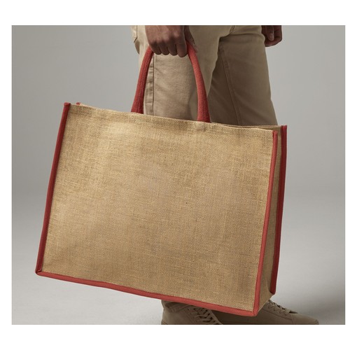 Grand sac shopping en toile de jute