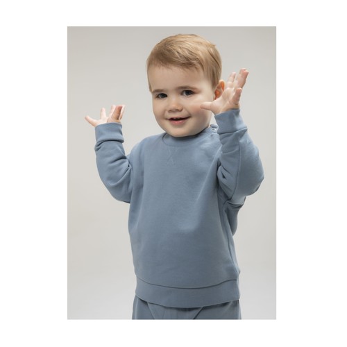 Sweatshirt en coton et polyester recyclés