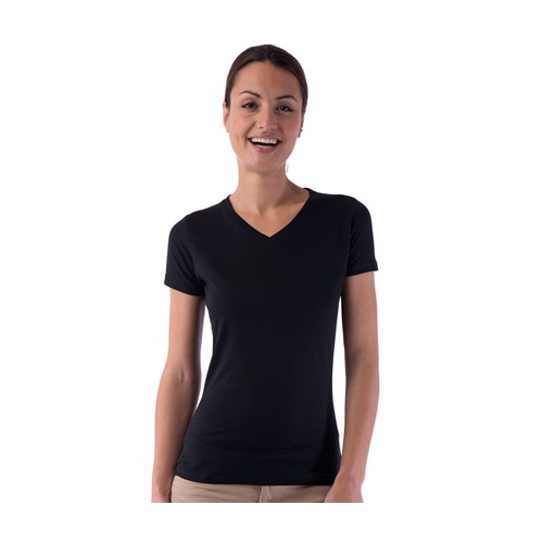 Tee-shirt femme premium col V