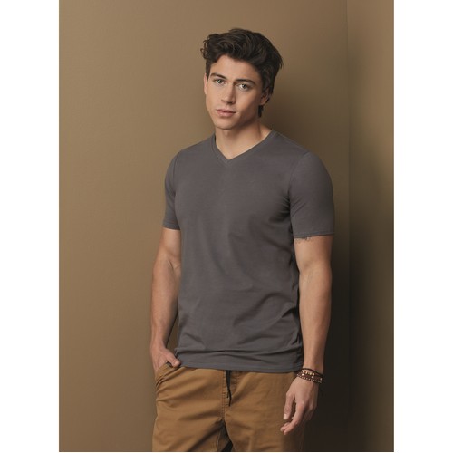 Tee-shirt homme col V