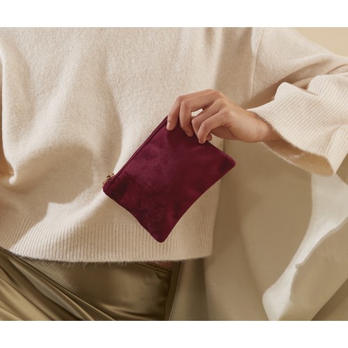Pochette en velours