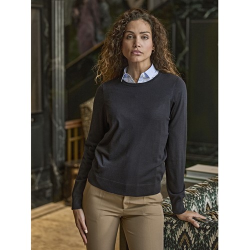 Pull col rond femme