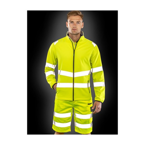 Veste Softshell 2 couches visibilité augmentée