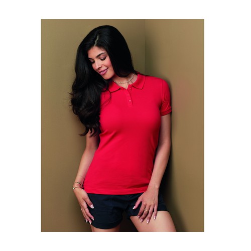 Polo manches courtes femme