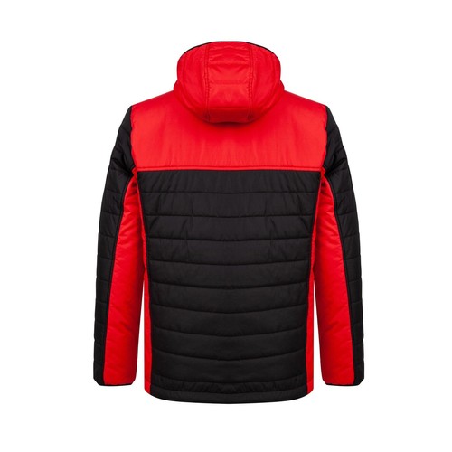 HOODED CONTRAST PUFFER JACKET thumbnail 4