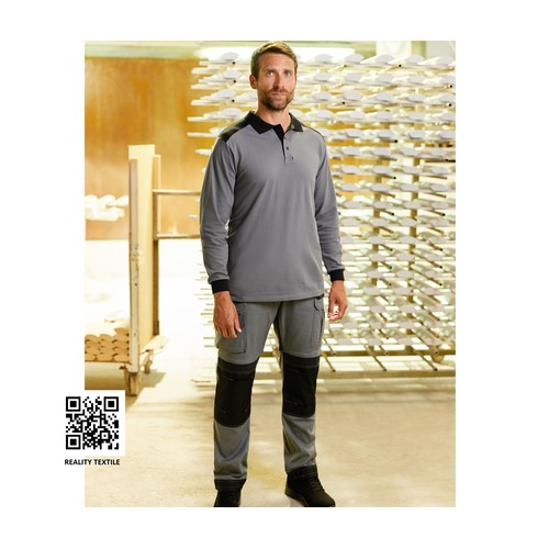 PANTALON MULTIPOCHES BICOLORE