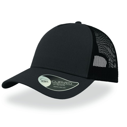 Casquette 5 pans style trucker en coton thumbnail 4