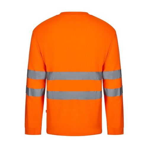 TEE-SHIRT ML EN COTON/POLYESTER HAUTE VISIBILITÉ