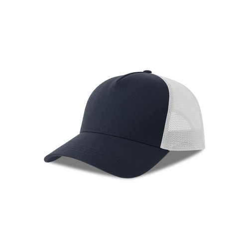 Casquette 5 pans style trucker en coton thumbnail 7