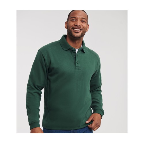 Sweat col polo lavable à 60°