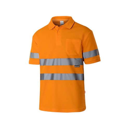 POLO COTON/POLYESTER À MANCHES COURTES HAUTE VISIBILTÉ