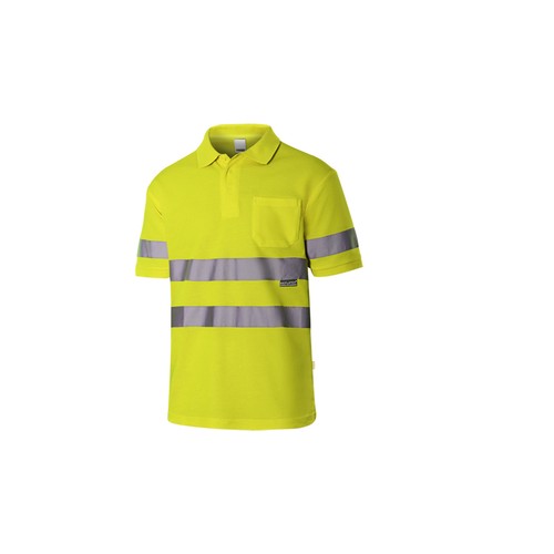 POLO COTON/POLYESTER À MANCHES COURTES HAUTE VISIBILTÉ thumbnail 4