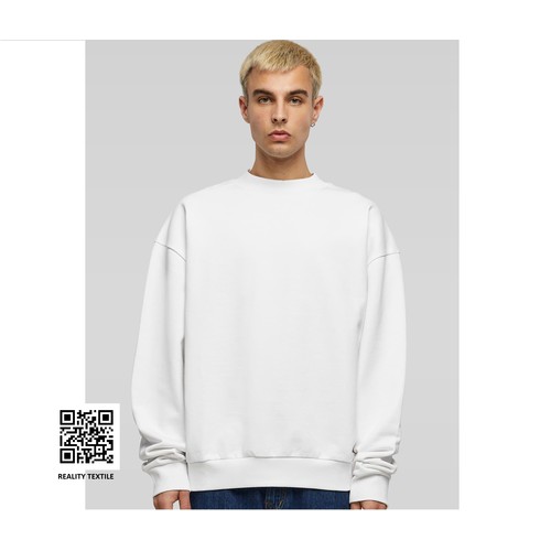 Sweat col rond lourd