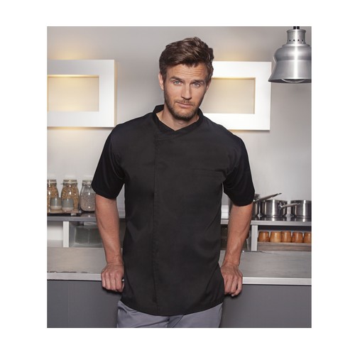 Chemise de cuisine manches courtes
