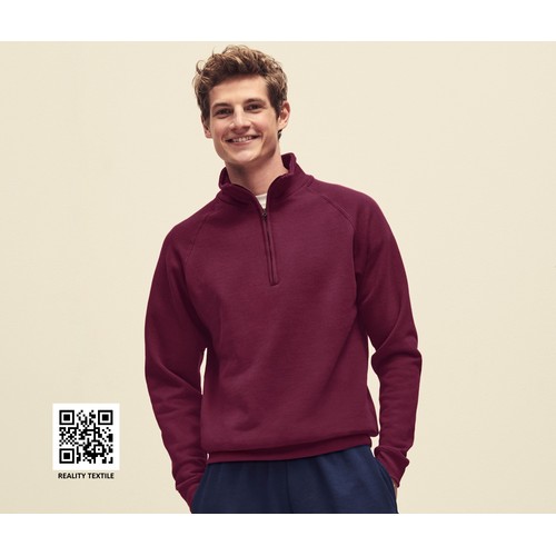 Sweat col zippé