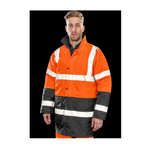 Parka de sécurité bicolore