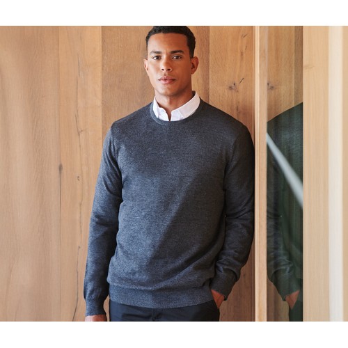Pull col rond homme
