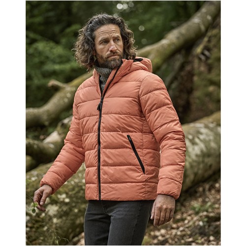 Doudoune à capuche en polyester recyclé