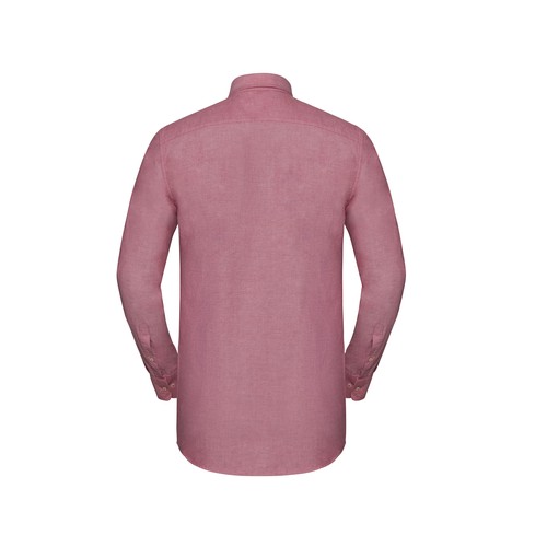 MEN'S LONG SLEEVE TAILORED WASHED OXFORD SHIRT thumbnail 4