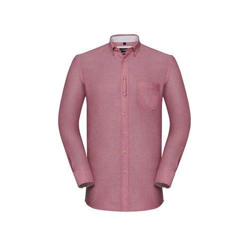 MEN'S LONG SLEEVE TAILORED WASHED OXFORD SHIRT thumbnail 6