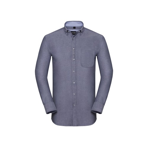 MEN'S LONG SLEEVE TAILORED WASHED OXFORD SHIRT