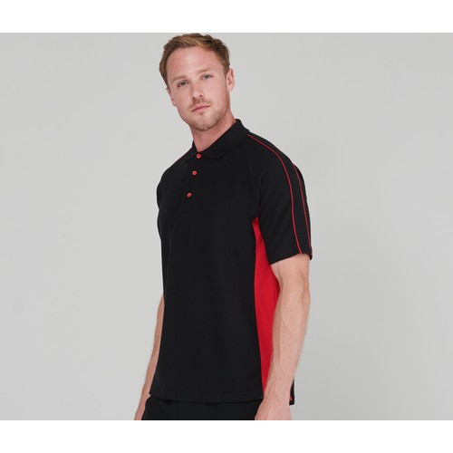 Polo coton bicolore