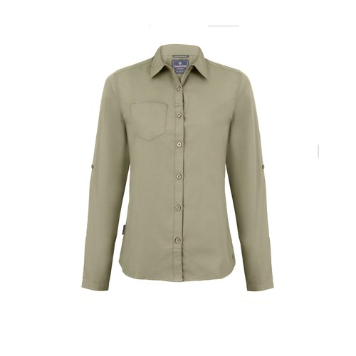 Chemise manches longues en polyester recyclé femme thumbnail 4