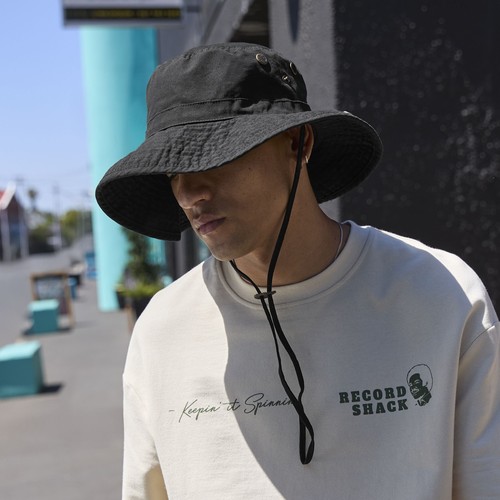 Chapeau en coton lourd délavé