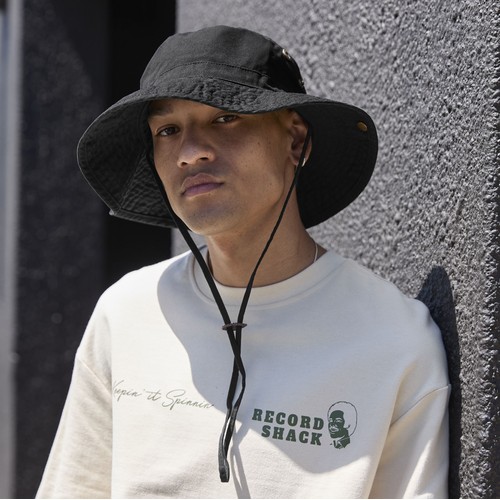 Chapeau en coton lourd délavé
