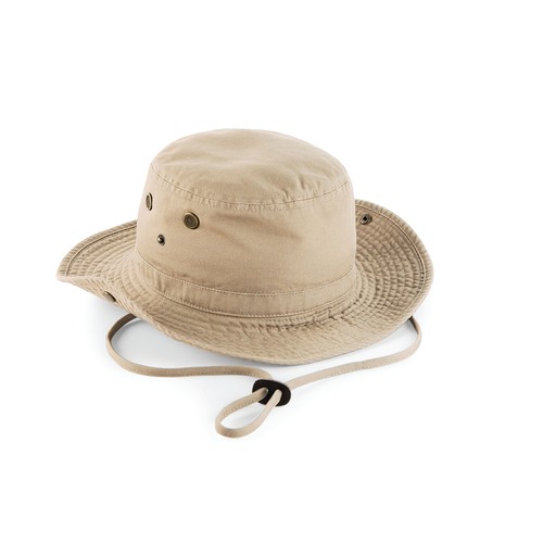 Chapeau en coton lourd délavé