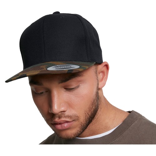 Casquette snapback style camo