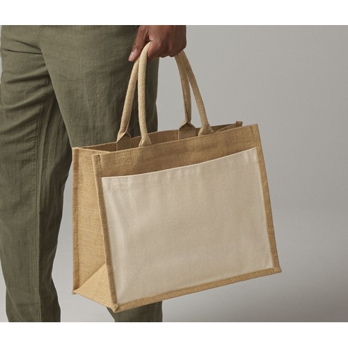 Grand sac en toile de jute