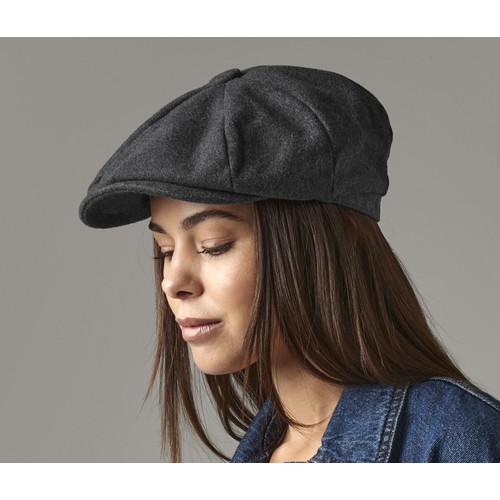 Casquette gavroche en laine Melton