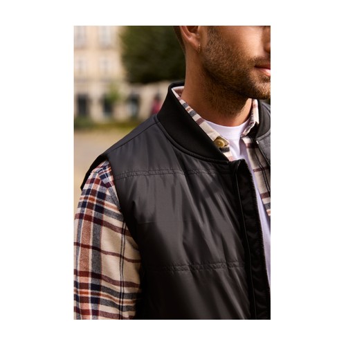 Bodywarmer unisexe avec bord côte au col thumbnail 16