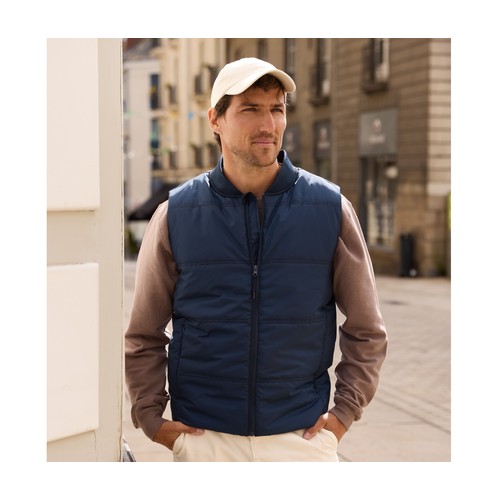 Bodywarmer unisexe avec bord côte au col thumbnail 14