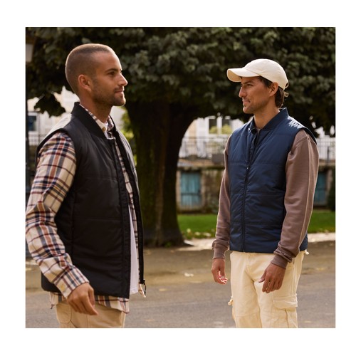 Bodywarmer unisexe avec bord côte au col thumbnail 13