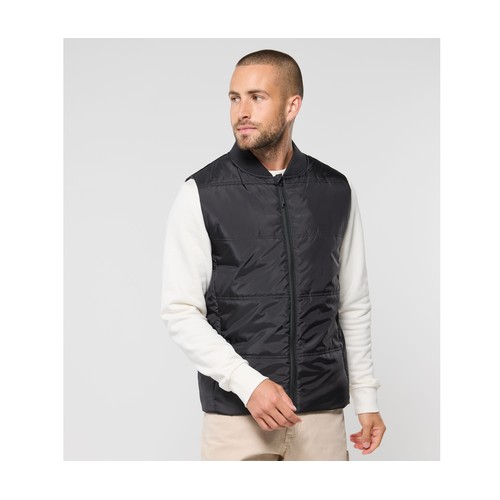 Bodywarmer unisexe avec bord côte au col thumbnail 7