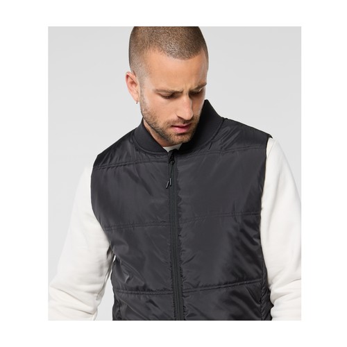Bodywarmer unisexe avec bord côte au col thumbnail 9