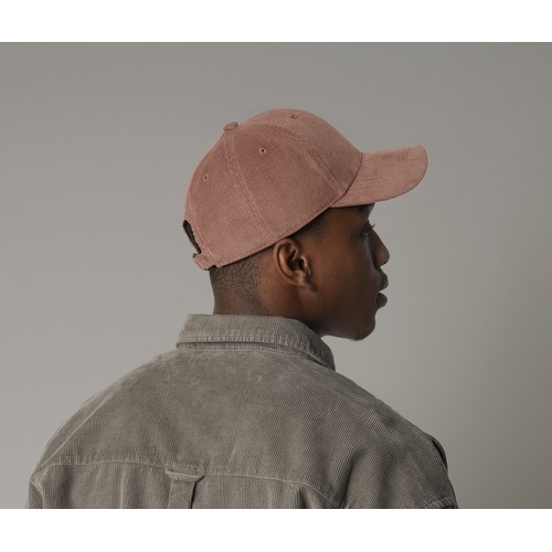 Casquette en velours côtelé organique