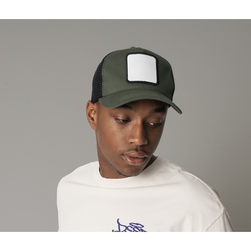 Casquette trucker avec empiècement