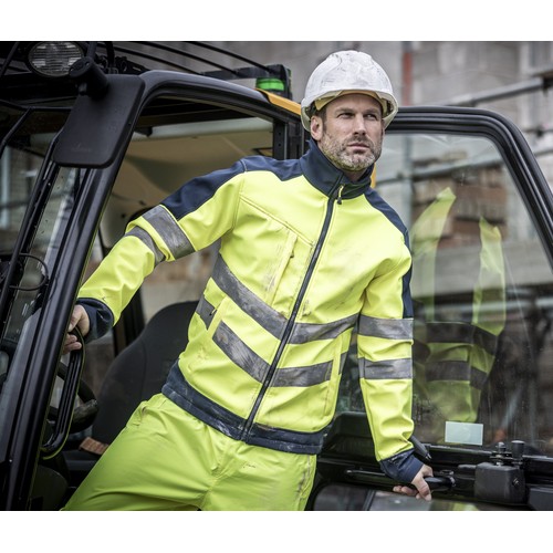 CHAQUETA CORTAVIENTO CINTAS REFLECTANTES