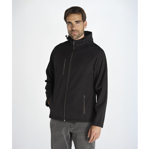 Softshell à capuche