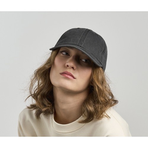 Casquette 6 pans délavée